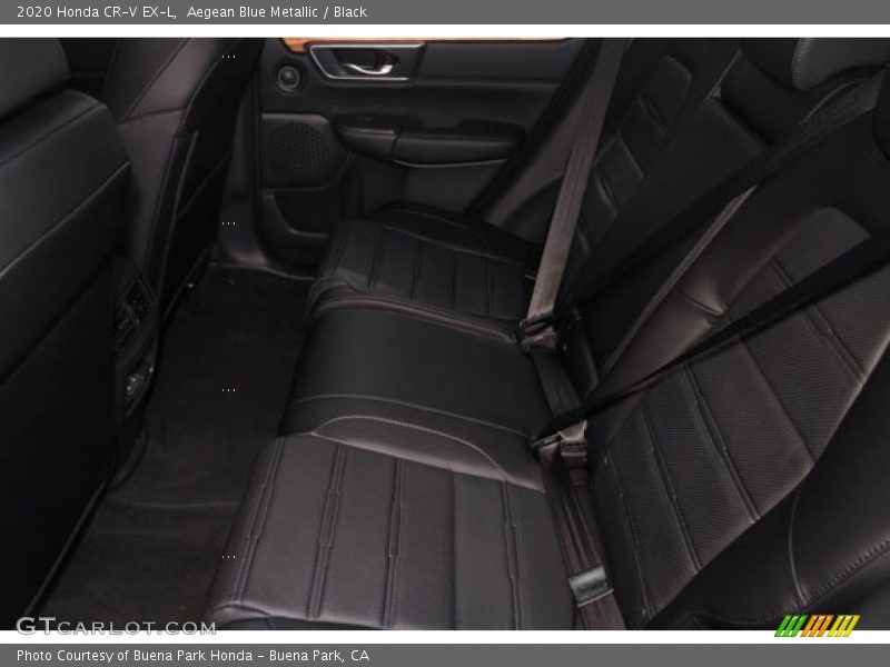 Aegean Blue Metallic / Black 2020 Honda CR-V EX-L