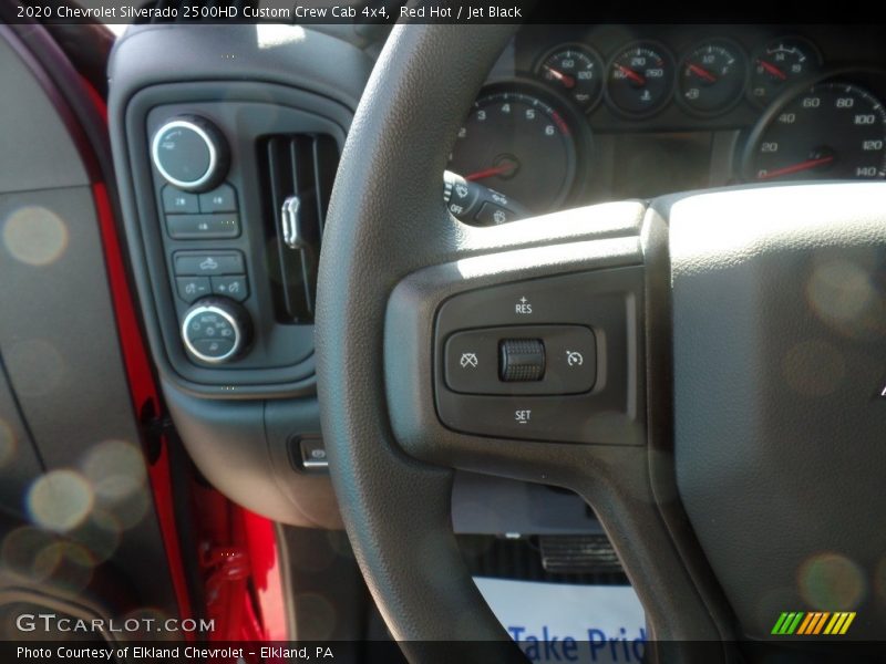 Red Hot / Jet Black 2020 Chevrolet Silverado 2500HD Custom Crew Cab 4x4