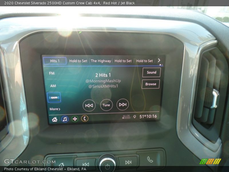 Red Hot / Jet Black 2020 Chevrolet Silverado 2500HD Custom Crew Cab 4x4