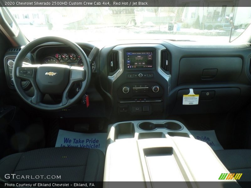 Red Hot / Jet Black 2020 Chevrolet Silverado 2500HD Custom Crew Cab 4x4