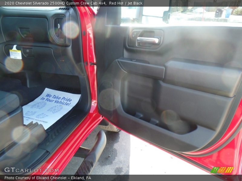 Red Hot / Jet Black 2020 Chevrolet Silverado 2500HD Custom Crew Cab 4x4