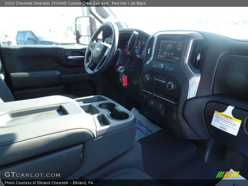 Red Hot / Jet Black 2020 Chevrolet Silverado 2500HD Custom Crew Cab 4x4