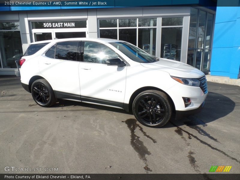Summit White / Jet Black 2020 Chevrolet Equinox LT AWD