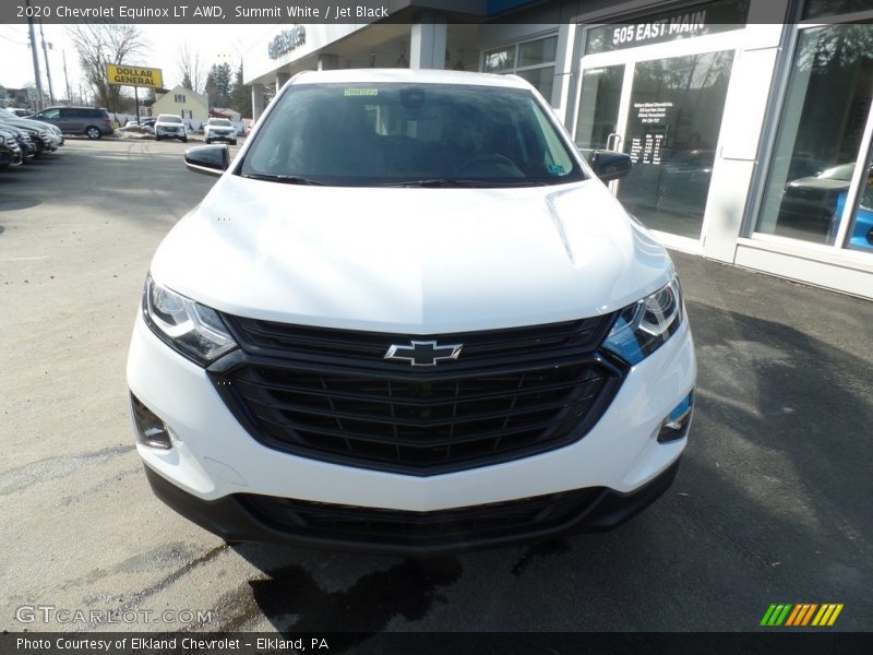 Summit White / Jet Black 2020 Chevrolet Equinox LT AWD