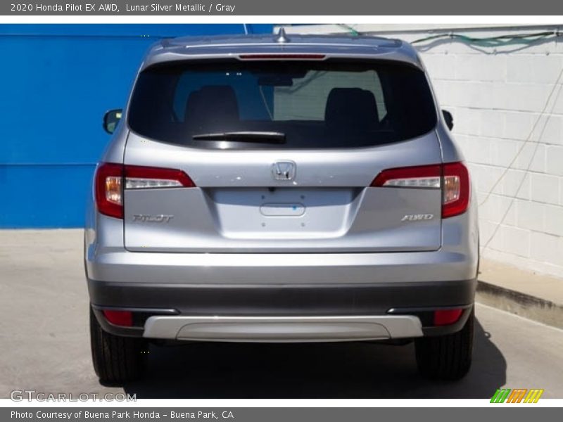 Lunar Silver Metallic / Gray 2020 Honda Pilot EX AWD