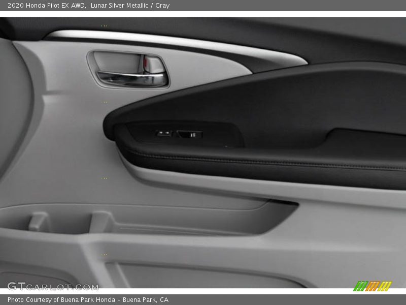 Lunar Silver Metallic / Gray 2020 Honda Pilot EX AWD