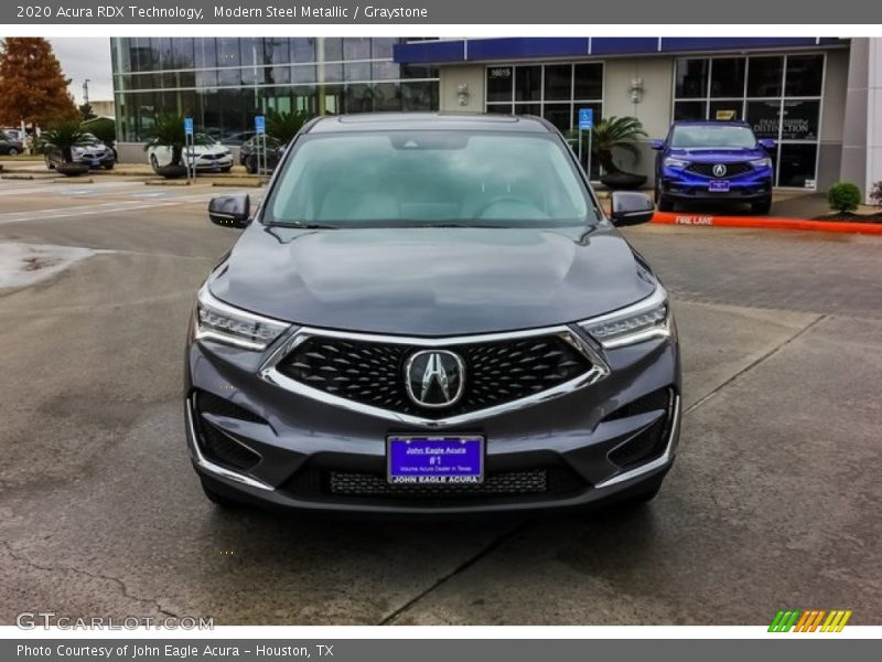 Modern Steel Metallic / Graystone 2020 Acura RDX Technology