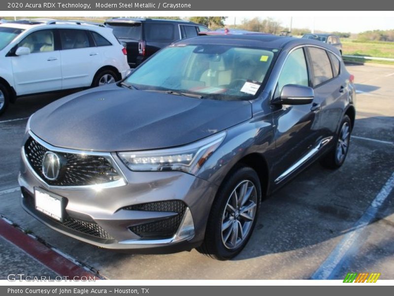 Modern Steel Metallic / Graystone 2020 Acura RDX Technology