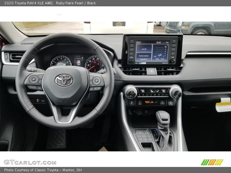 Ruby Flare Pearl / Black 2020 Toyota RAV4 XLE AWD