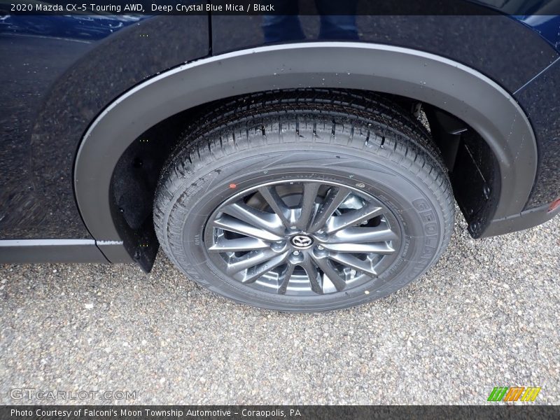 Deep Crystal Blue Mica / Black 2020 Mazda CX-5 Touring AWD
