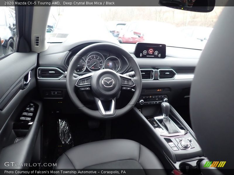 Deep Crystal Blue Mica / Black 2020 Mazda CX-5 Touring AWD