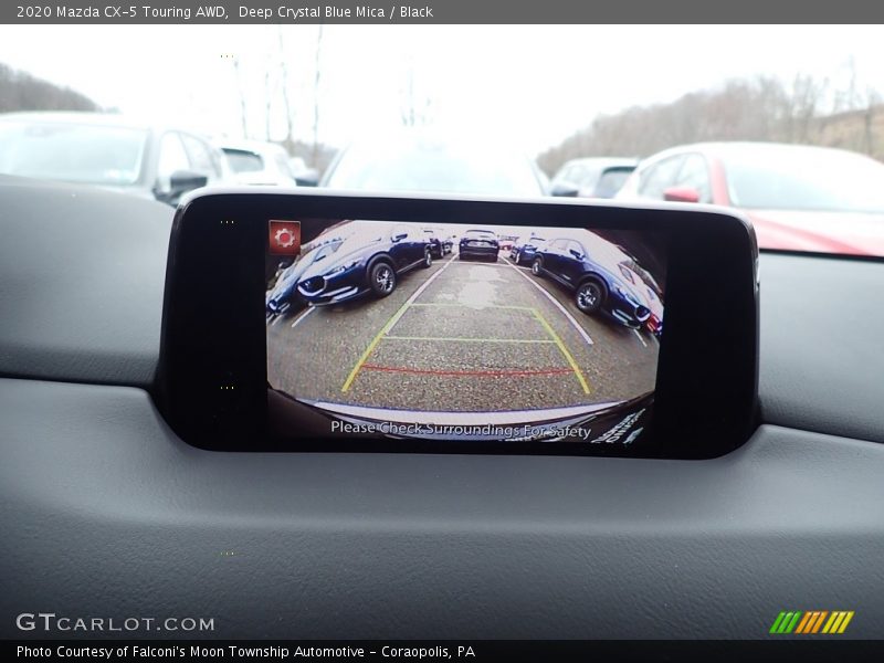 Deep Crystal Blue Mica / Black 2020 Mazda CX-5 Touring AWD