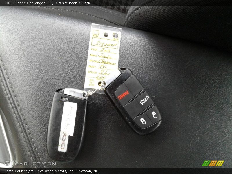 Granite Pearl / Black 2019 Dodge Challenger SXT