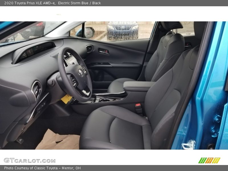 Electric Storm Blue / Black 2020 Toyota Prius XLE AWD-e