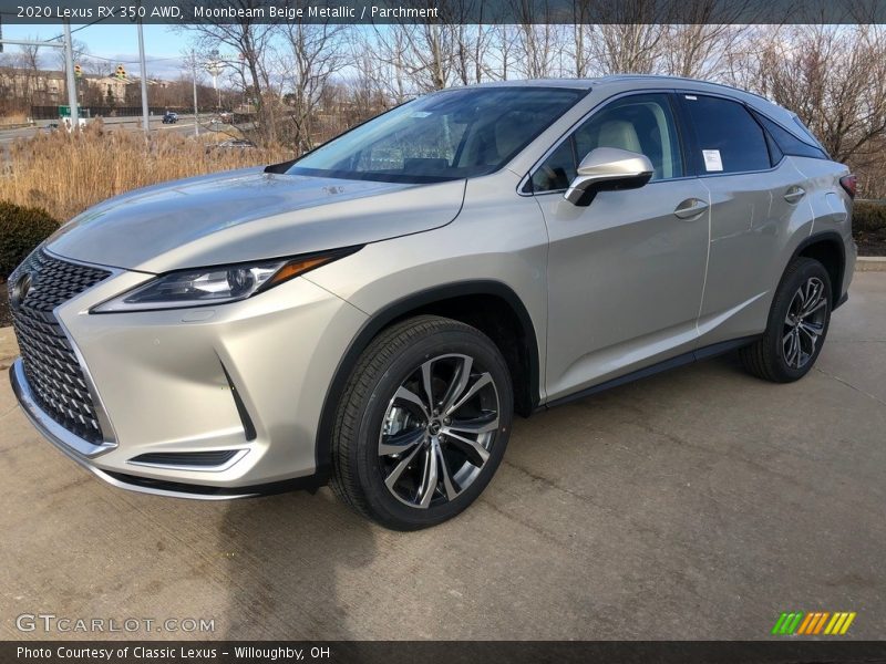 Front 3/4 View of 2020 RX 350 AWD