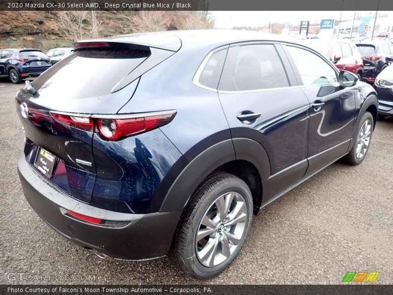 Deep Crystal Blue Mica / Black 2020 Mazda CX-30 Select AWD