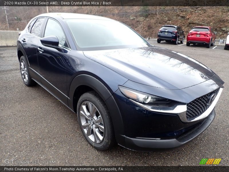 Deep Crystal Blue Mica / Black 2020 Mazda CX-30 Select AWD