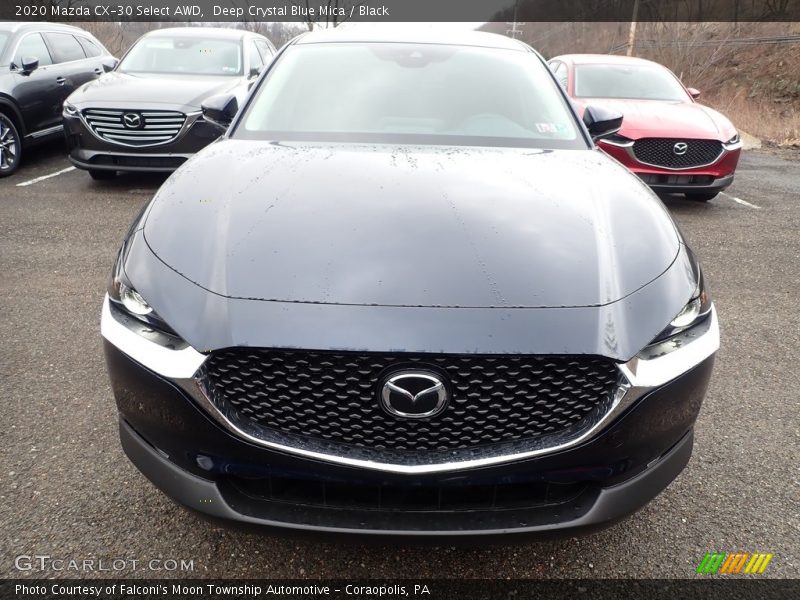 Deep Crystal Blue Mica / Black 2020 Mazda CX-30 Select AWD