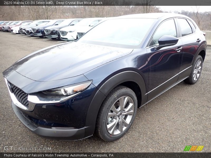 Deep Crystal Blue Mica / Black 2020 Mazda CX-30 Select AWD