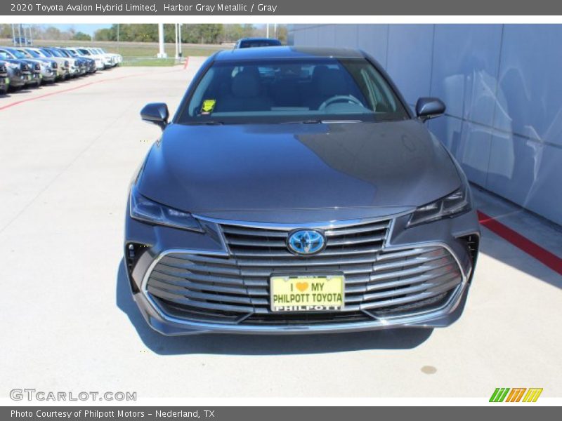 Harbor Gray Metallic / Gray 2020 Toyota Avalon Hybrid Limited