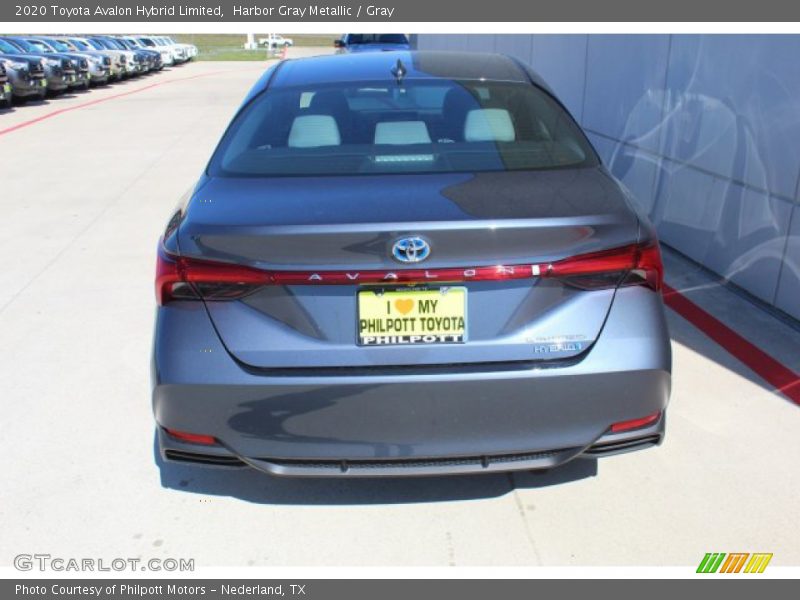 Harbor Gray Metallic / Gray 2020 Toyota Avalon Hybrid Limited