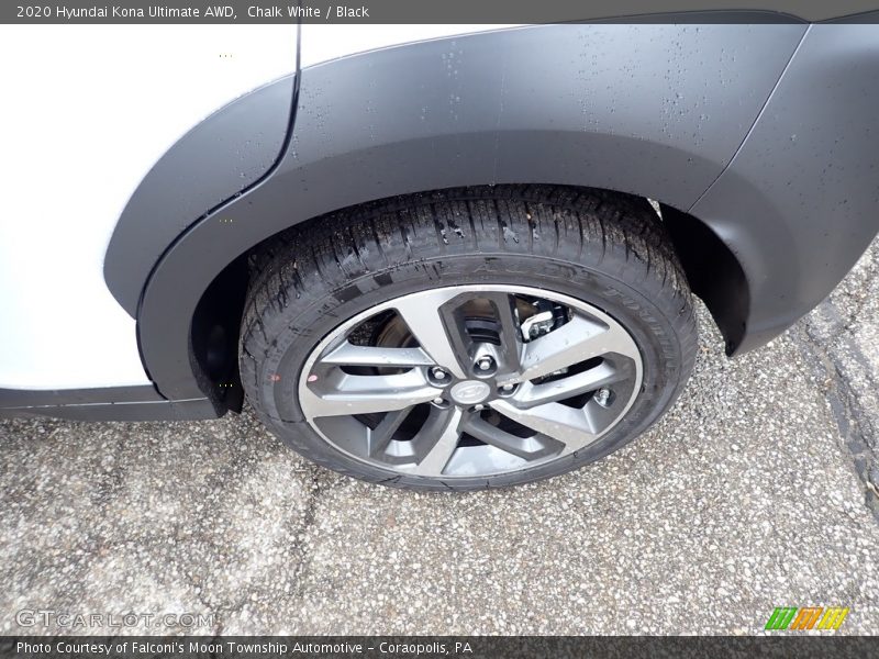 Chalk White / Black 2020 Hyundai Kona Ultimate AWD
