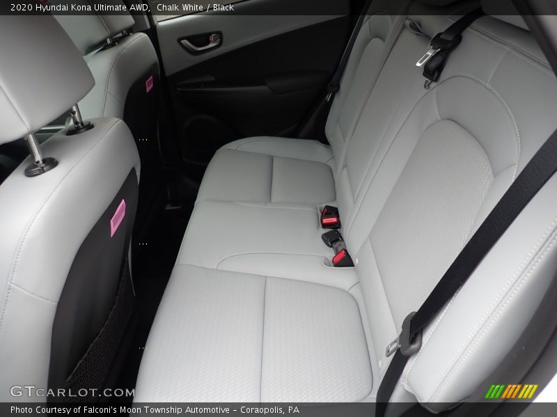 Chalk White / Black 2020 Hyundai Kona Ultimate AWD
