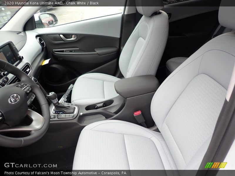 Chalk White / Black 2020 Hyundai Kona Ultimate AWD