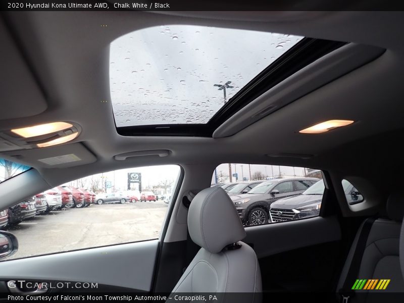 Chalk White / Black 2020 Hyundai Kona Ultimate AWD