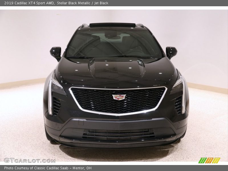 Stellar Black Metallic / Jet Black 2019 Cadillac XT4 Sport AWD