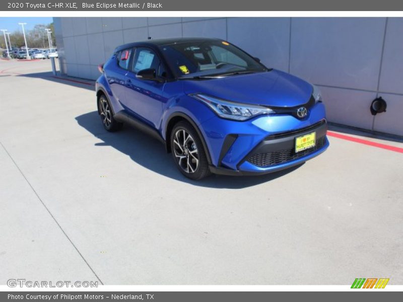 Blue Eclipse Metallic / Black 2020 Toyota C-HR XLE