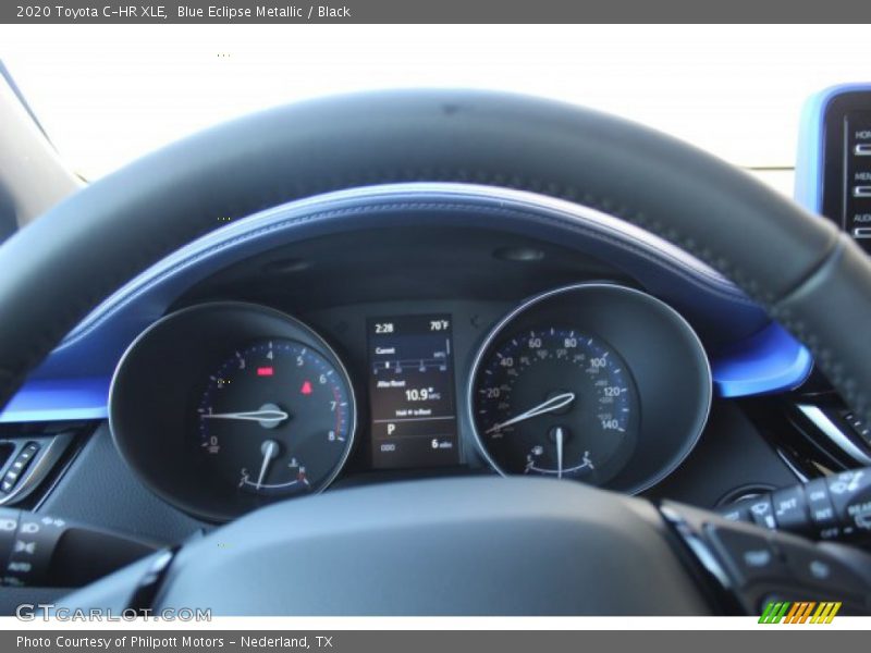 Blue Eclipse Metallic / Black 2020 Toyota C-HR XLE