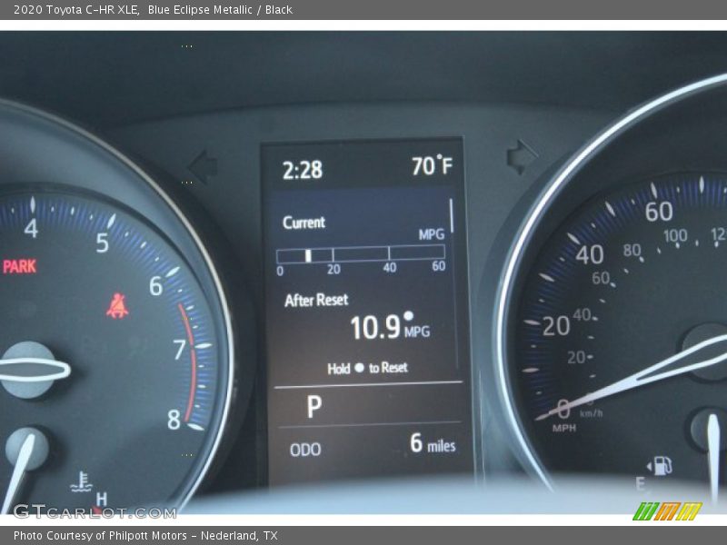 Blue Eclipse Metallic / Black 2020 Toyota C-HR XLE