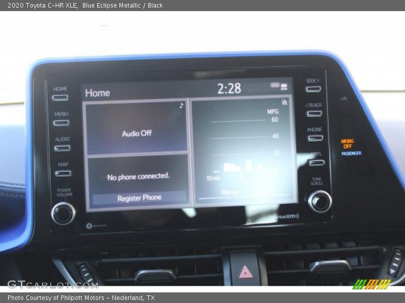Blue Eclipse Metallic / Black 2020 Toyota C-HR XLE