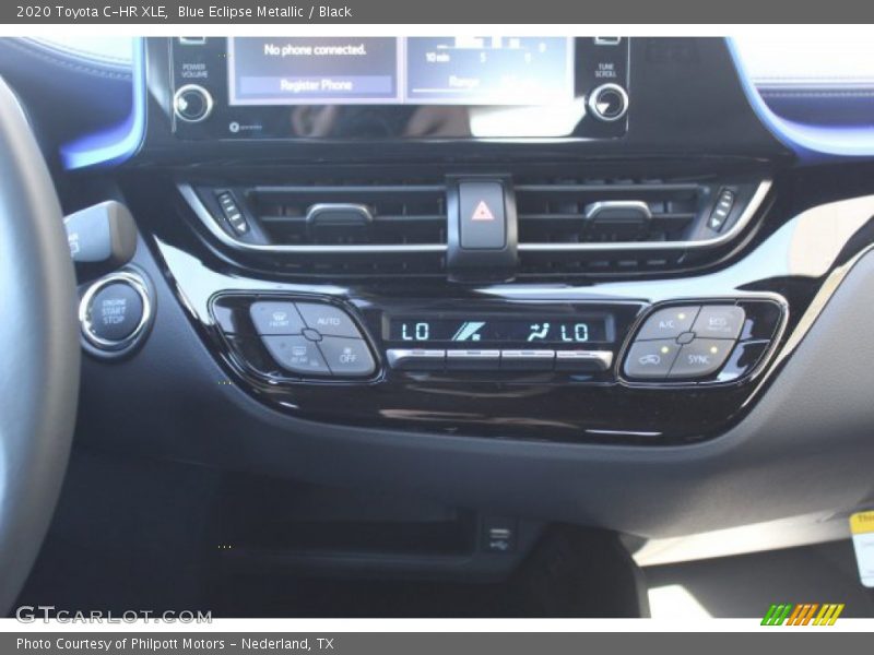 Blue Eclipse Metallic / Black 2020 Toyota C-HR XLE
