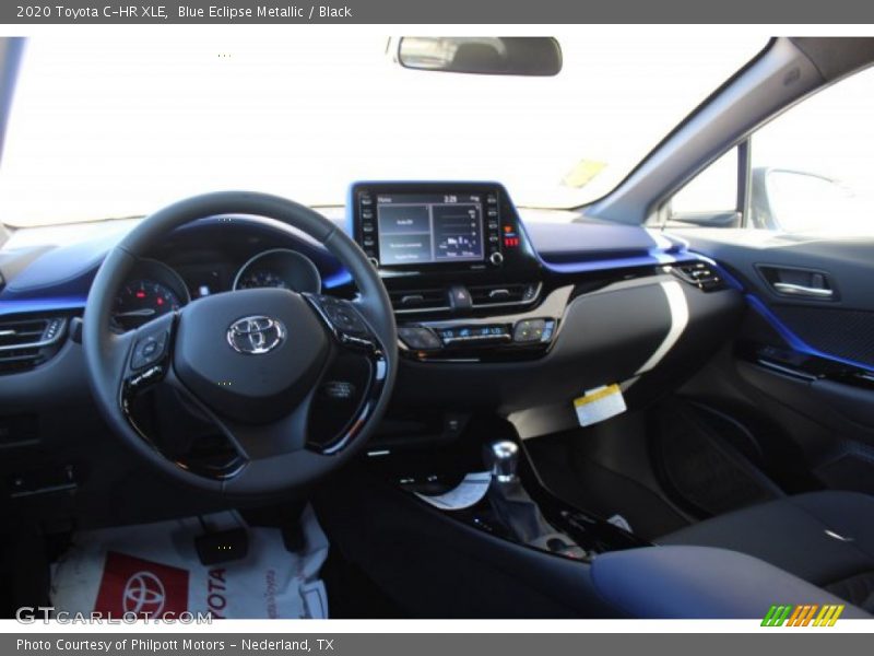 Blue Eclipse Metallic / Black 2020 Toyota C-HR XLE