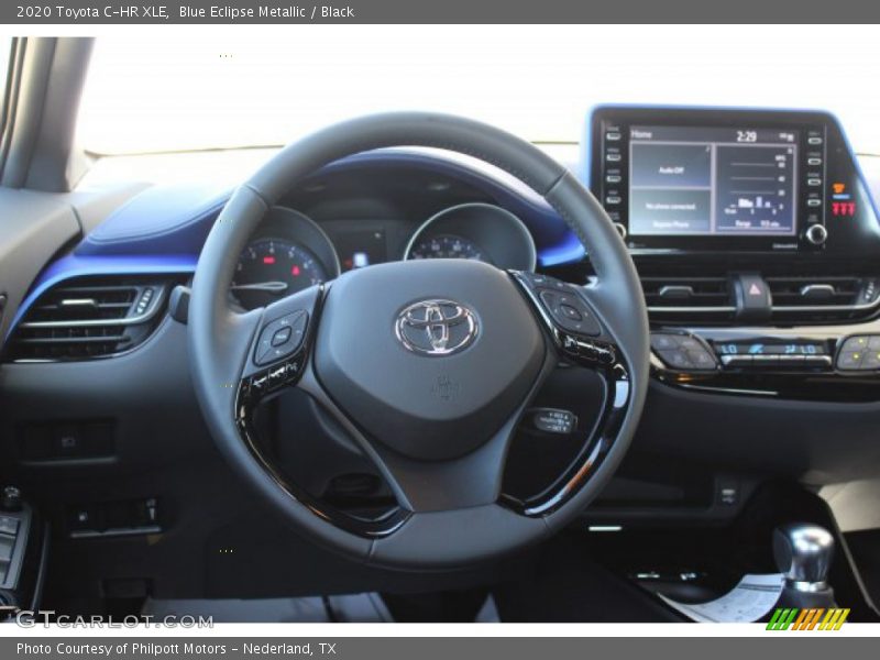 Blue Eclipse Metallic / Black 2020 Toyota C-HR XLE