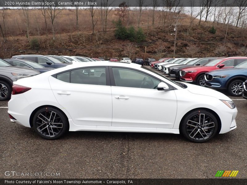  2020 Elantra Sport Ceramic White