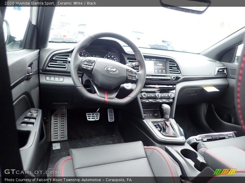  2020 Elantra Sport Black Interior