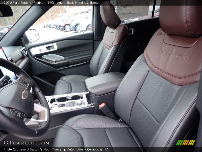 Front Seat of 2020 Explorer Platinum 4WD