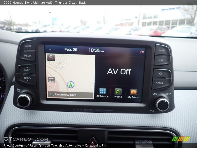 Controls of 2020 Kona Ultimate AWD