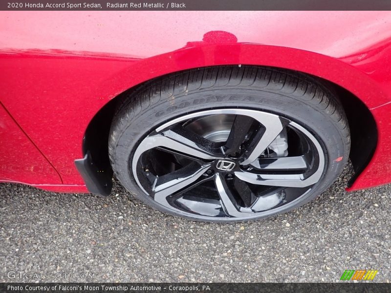 Radiant Red Metallic / Black 2020 Honda Accord Sport Sedan