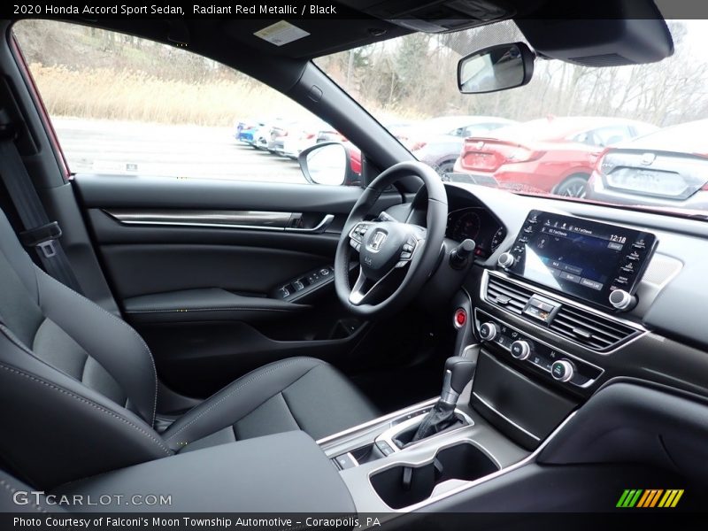 Radiant Red Metallic / Black 2020 Honda Accord Sport Sedan