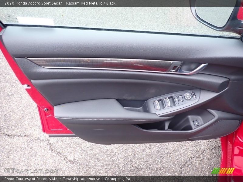 Radiant Red Metallic / Black 2020 Honda Accord Sport Sedan