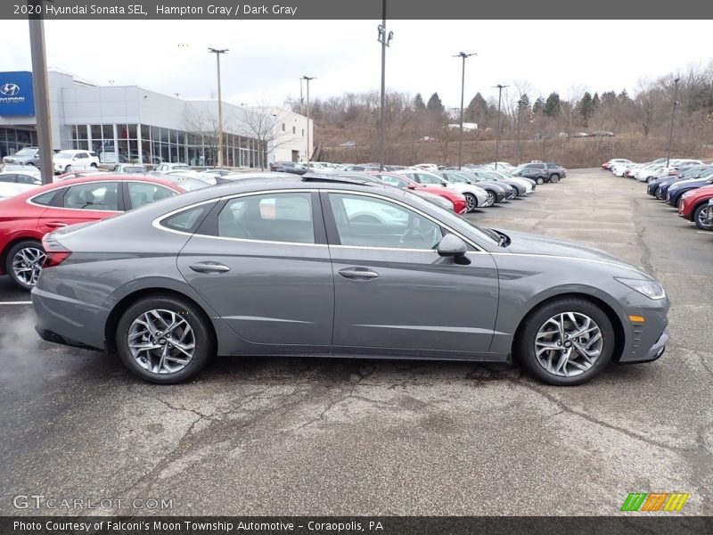 Hampton Gray / Dark Gray 2020 Hyundai Sonata SEL