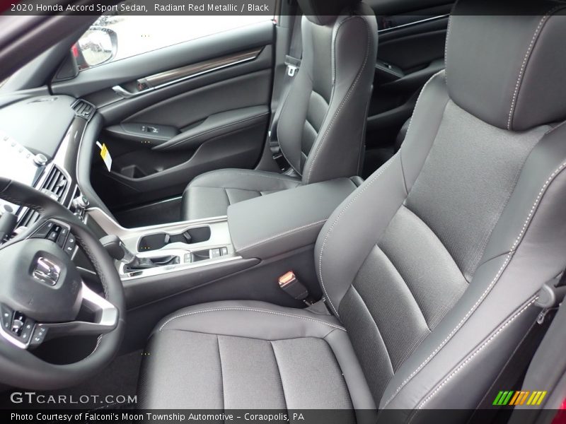Front Seat of 2020 Accord Sport Sedan