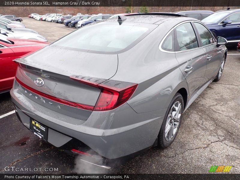 Hampton Gray / Dark Gray 2020 Hyundai Sonata SEL