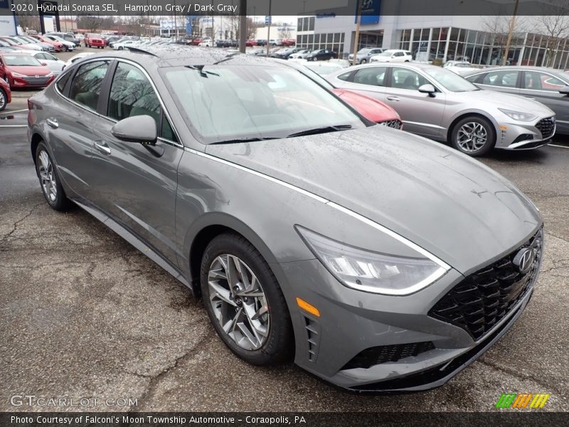 Hampton Gray / Dark Gray 2020 Hyundai Sonata SEL