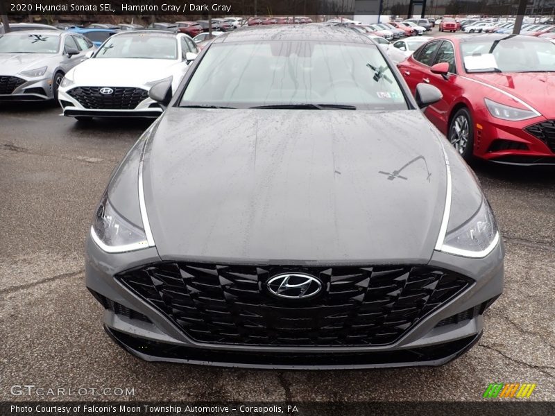 Hampton Gray / Dark Gray 2020 Hyundai Sonata SEL