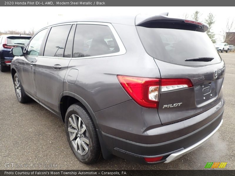Modern Steel Metallic / Black 2020 Honda Pilot EX-L AWD